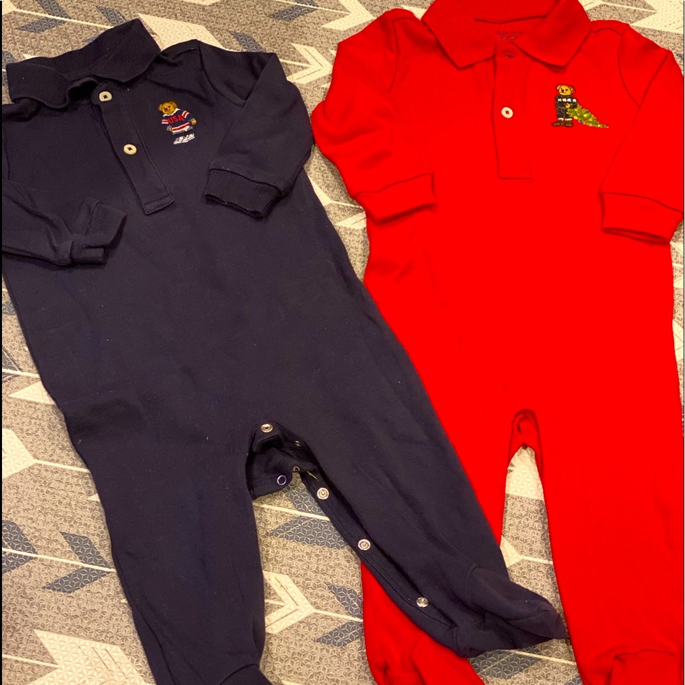Ralph Lauren Baby Holiday Footsies